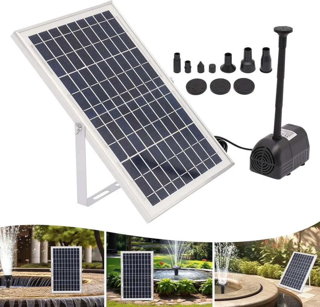 Pompe solaire 17V 10W à entraînement direct pour puits et jardins