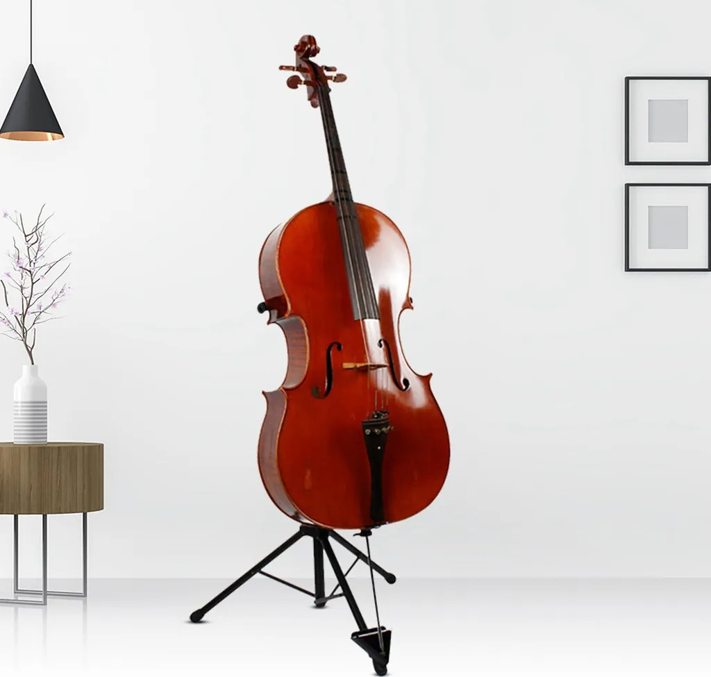 Support Violoncelle Pliable et Durable FL-14 - Trépied Stable Noir - 11