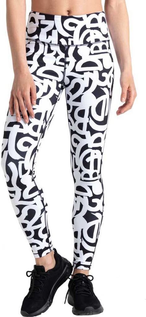 Dare2b Influential Leggings Weiß,Schwarz 8 Frau Weiß,Schwarz 8
