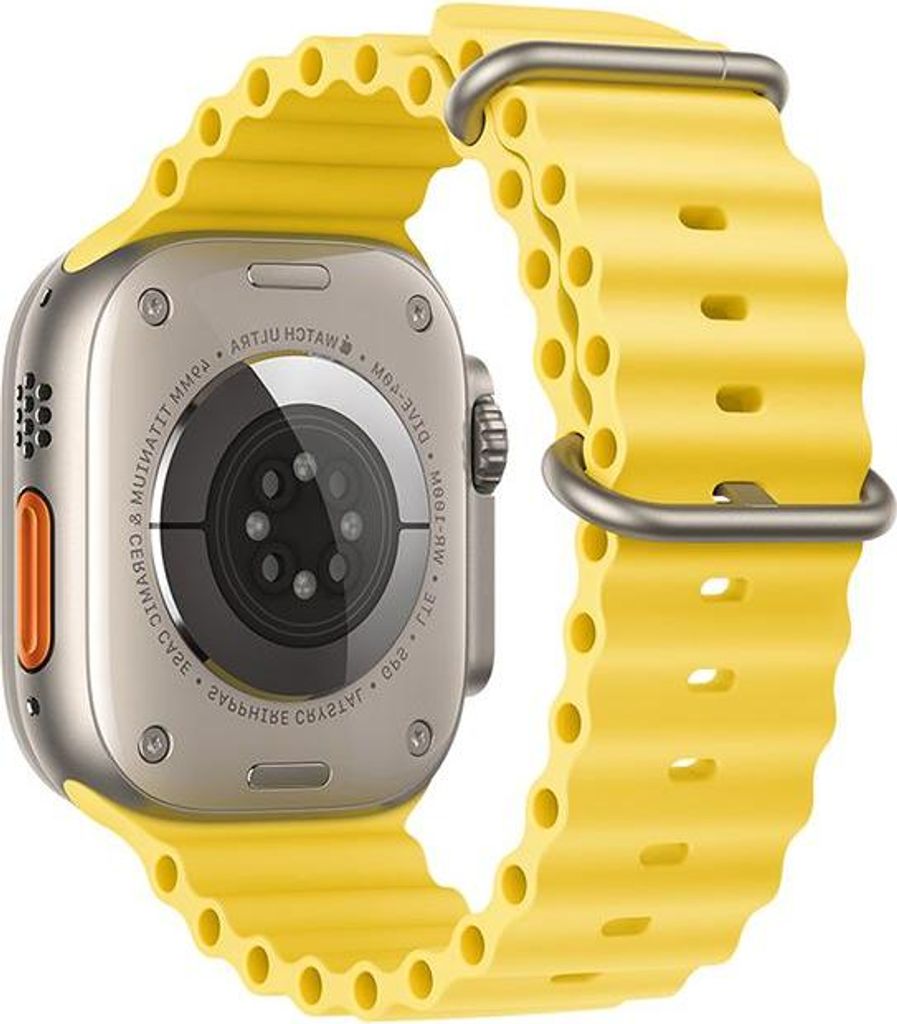 FORCELL F-DESIGN FA12 Armband / Armbänder passend für Apple Watch 42/44/45/49mm gelb