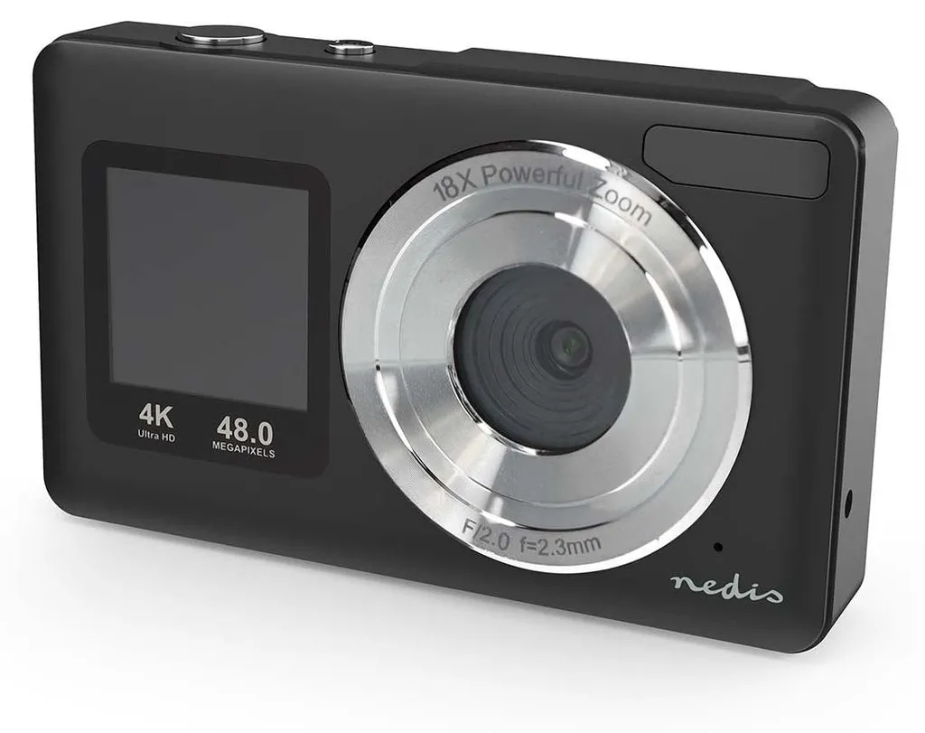 Appareil photo numérique 4K pour voyage et vlog - Double écran 48 Mpx