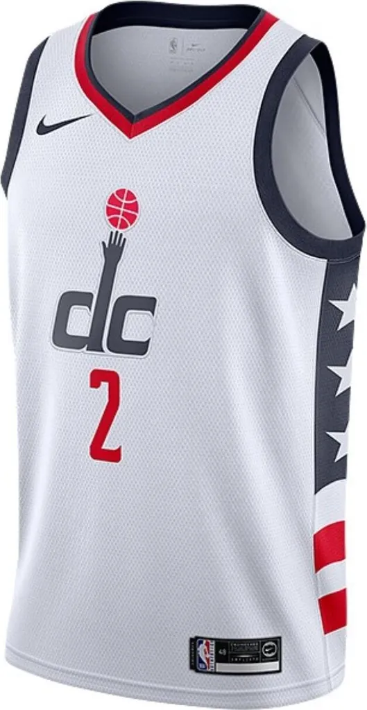 Maillot Nike Wizards Blanc John Wall Confortable et Durable Collection NBA