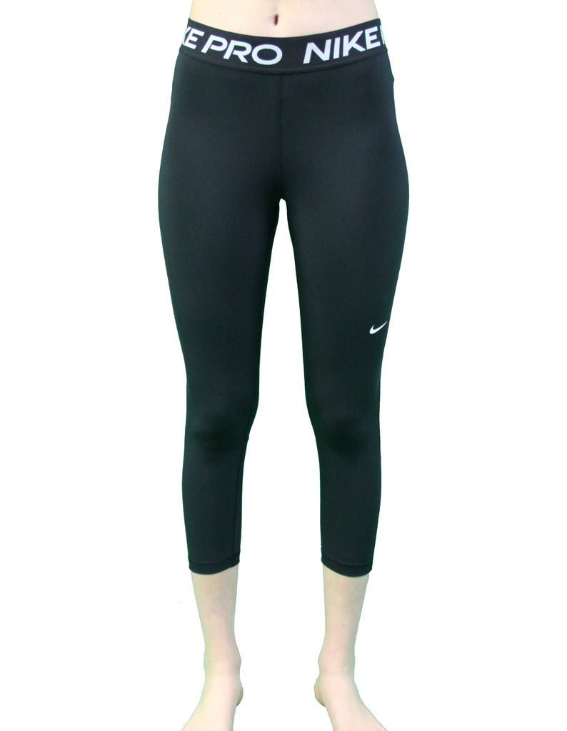 Nike W Np 365 Tight Crop Black/White L