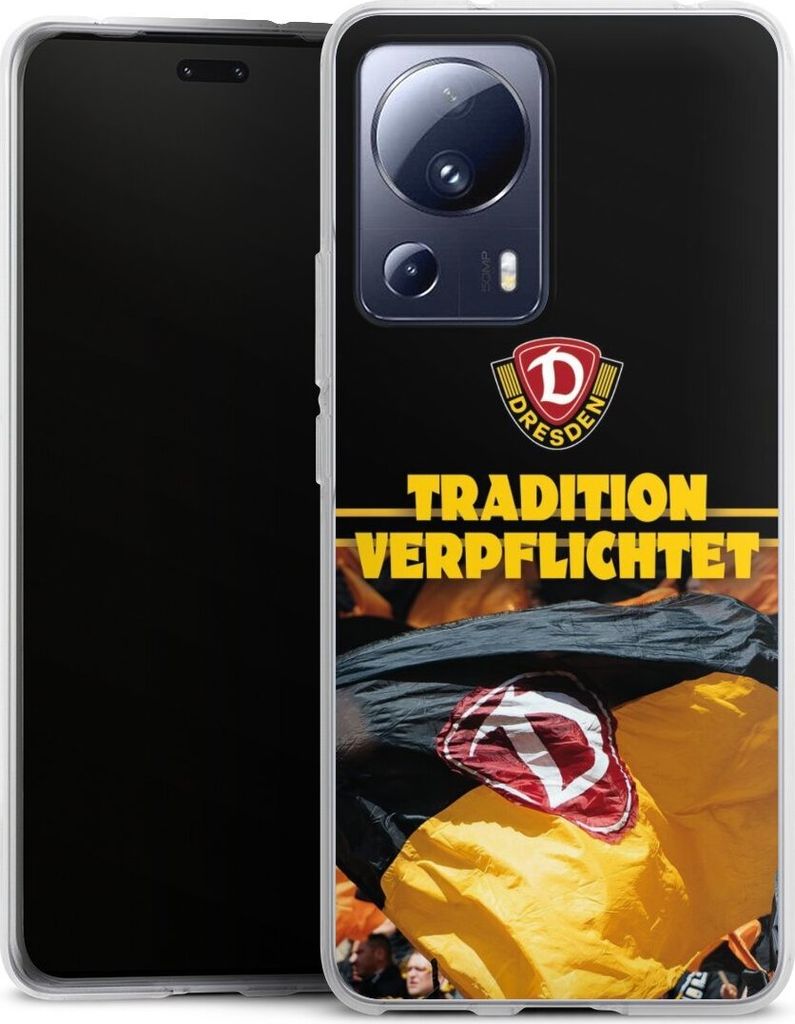 DeinDesign Handyhülle für Xiaomi 13 Lite Silikon Hülle Case Smartphone Schutzhülle Fanartikel SG Dynamo Dresden SGD