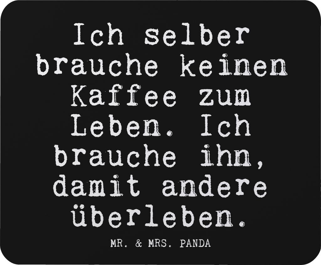 Mr. & Mrs. Panda Mauspad Ich selber brauche keinen... - Produktbild 