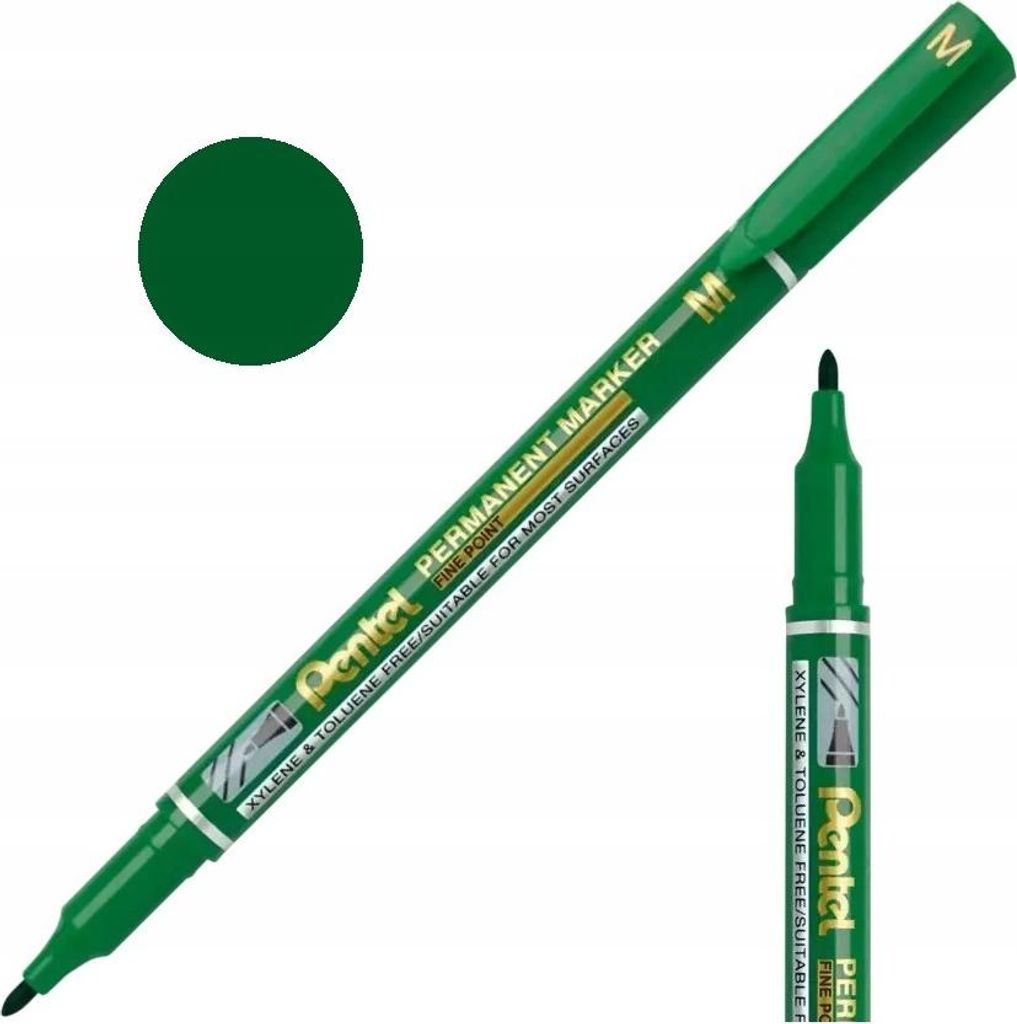FOLIOPIS WASSERFESTER Permanentmarker mittlerer Stift 1 mm Pentel GRÜN