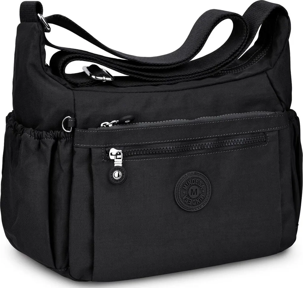 WACCET Borsa a tracolla Ladies Nylon Large Crossbody Bag Tracolla regolabile