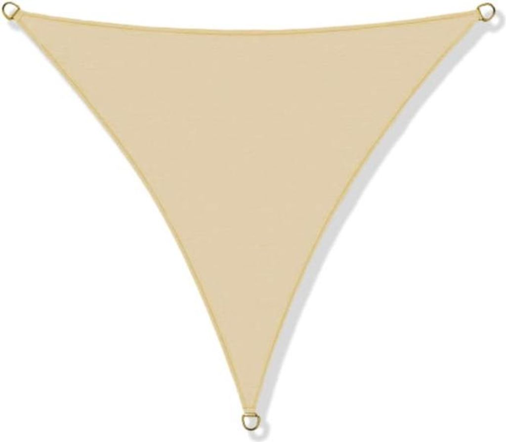 Wasserdichtes codura Sonnensegel 3x3x3m beige