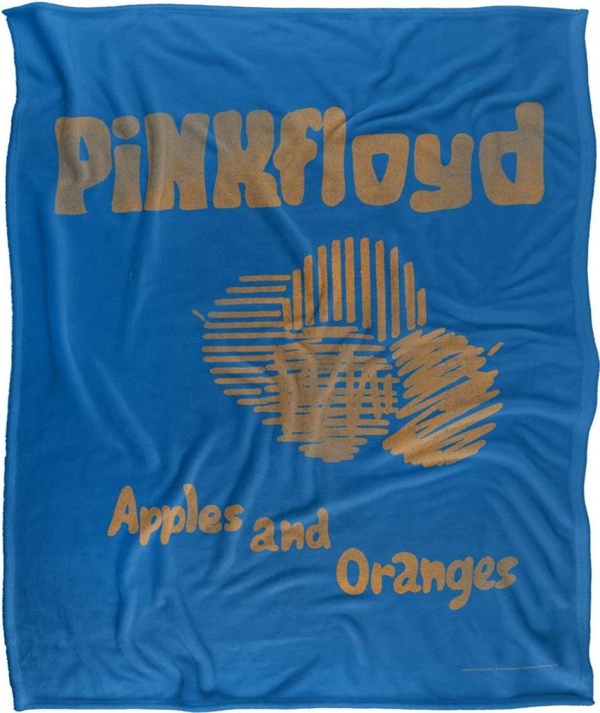 Pink Floyd - "Apples And Oranges" Decke, Seidig, Supersoft TV23552 (Einheitsgröße) (Blau/Gold)