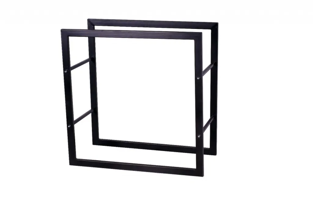 Étagère à bois Magnus R123 - Range-bûches intérieur robuste 80x30x80cm