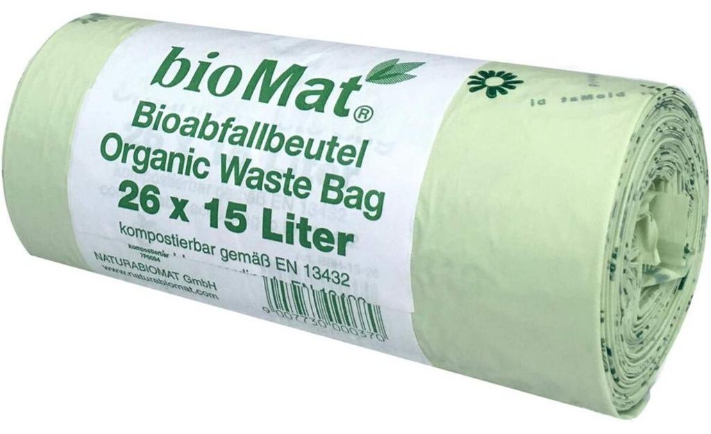 bioMAT BBH-20-26: bioMAT biologisch afbreekbare afvalzak, Productafbeelding 