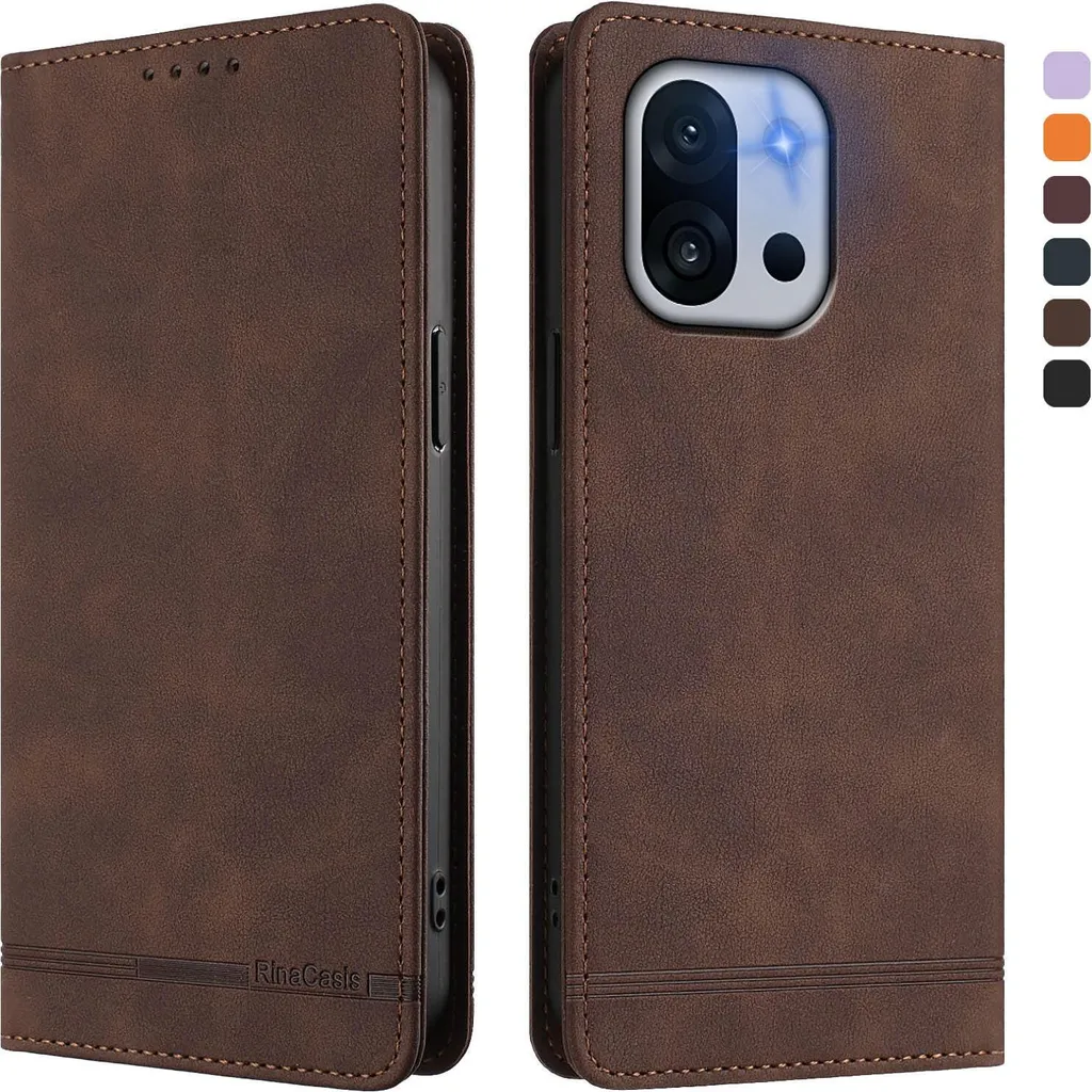 Custodia protettiva per telefono con texture in fibra di carbonio per iPhone 16 (marrone scuro