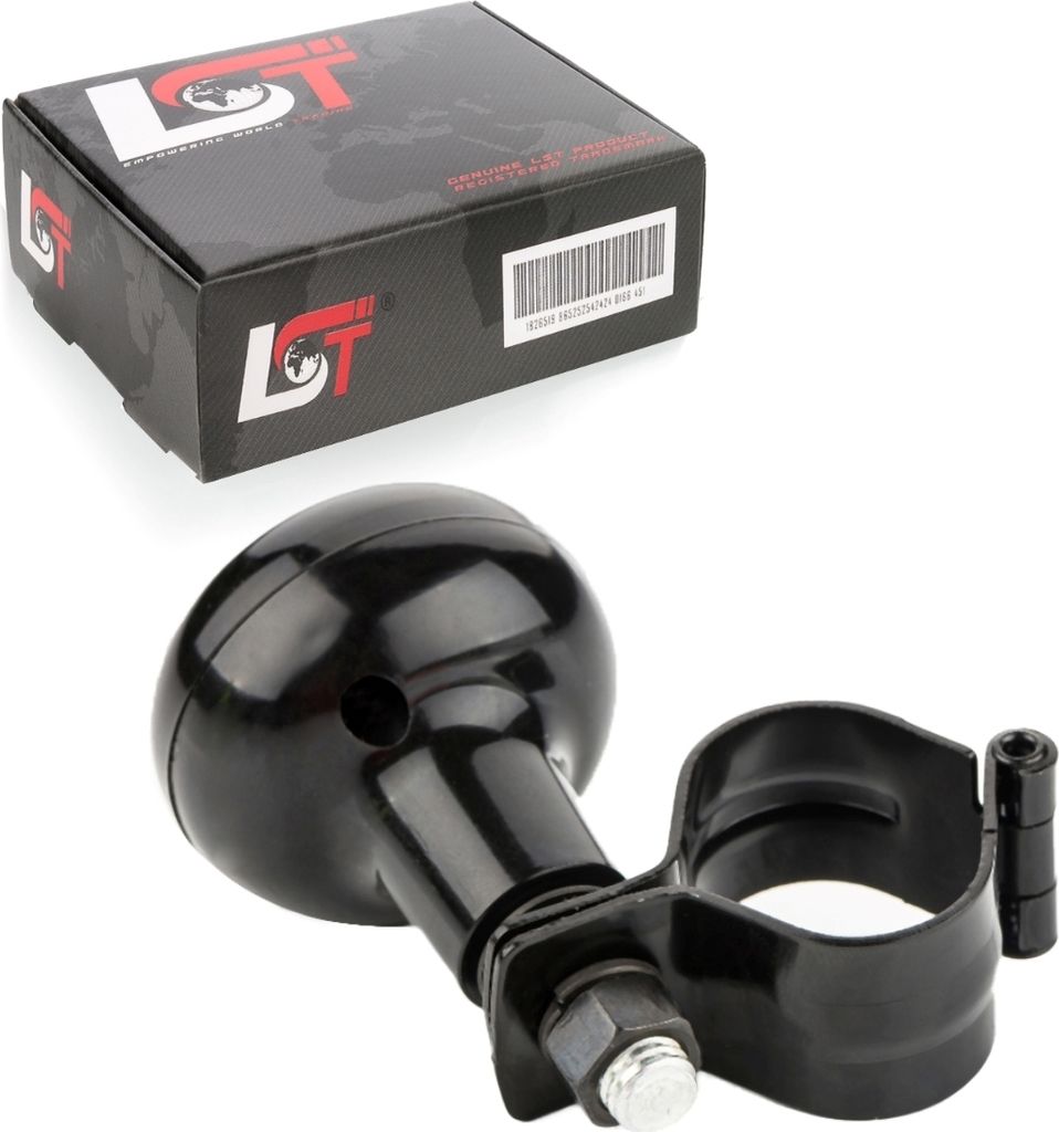 Lenkradknauf Drehknauf Lenkhilfe Rotation 360° Knauf schwarz für VW SEAT SKODA