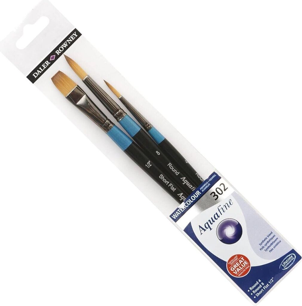 Daler Rowney Aquafine Pinselset 10 stk