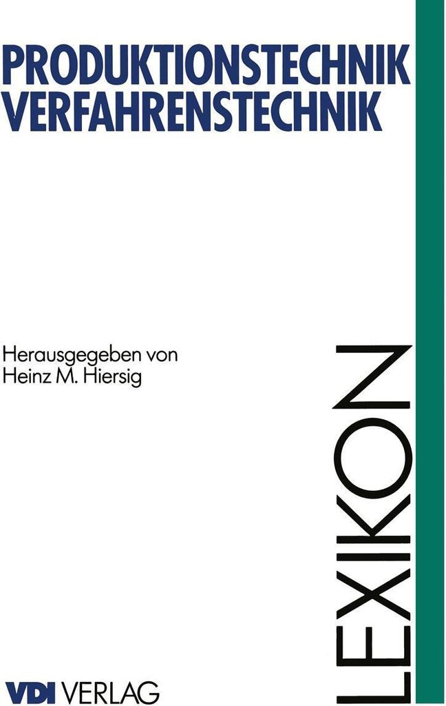 Lexikon Produktionstechnik Verfahrenstechnik