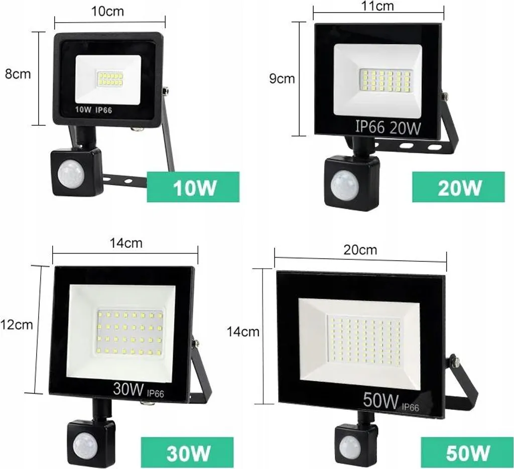 Projecteur halogène 10W anti-intrusion avec détecteur pour entrée - 9