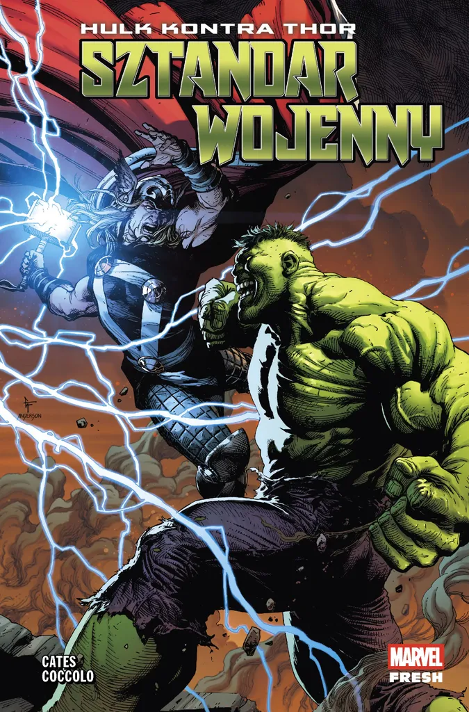 BD Marvel Hulk Contra Thor l'album complet Wojna Bannera publié par Egmont