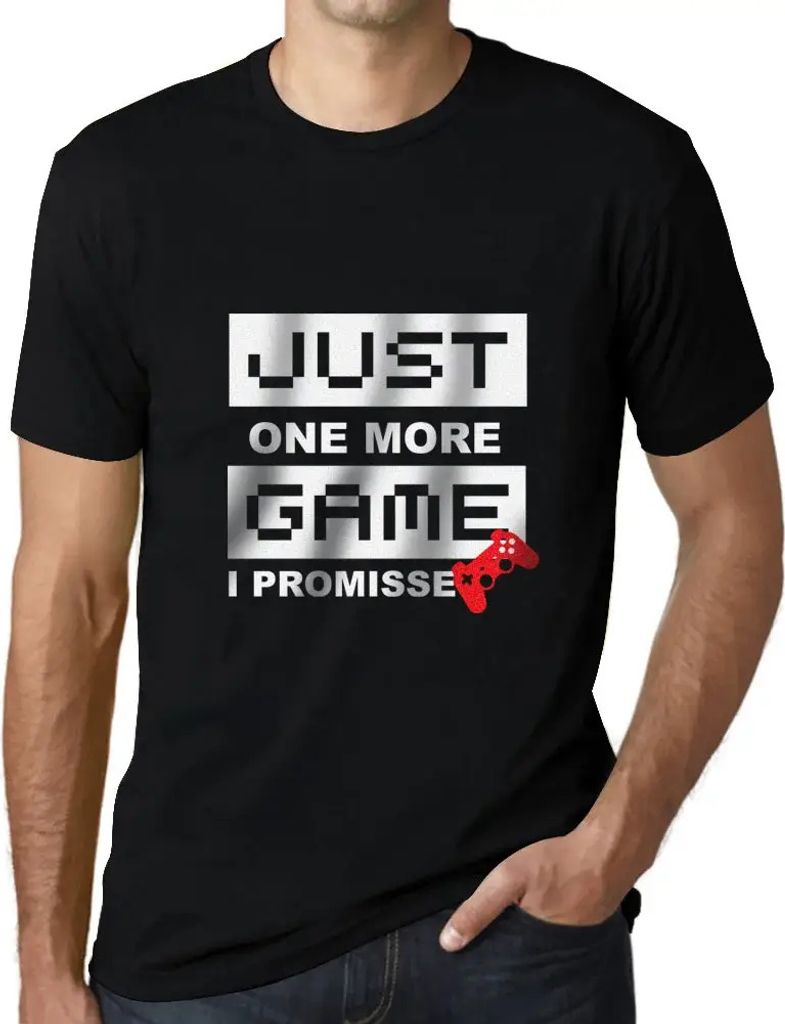Herren Grafik T-Shirt Nur ein weiteres Spiel Gaming lustig esports – Just One More Game Gaming Funny Esports – Öko-Verantwortlich Vintage Jahr...