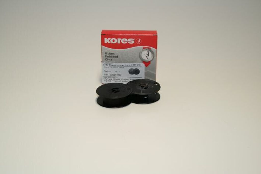 Kores Farbband, Gruppe 1, DIN DS, Nylon, schwarz Produktbild 4