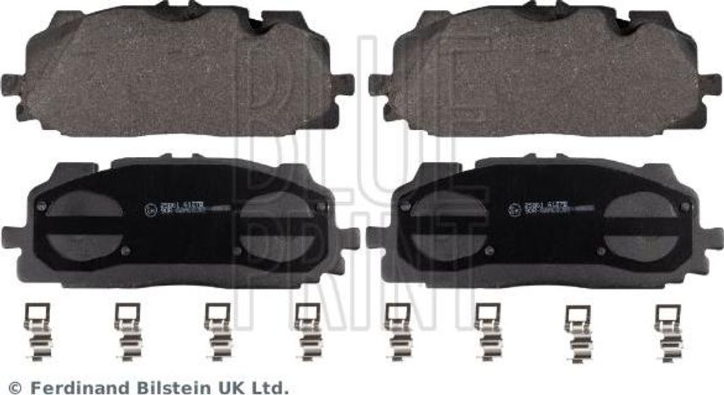 BLUE PRINT ADBP420024 Bremsbelagsatz, Scheibenbremse OE 4KE698151D kompatibel mit A4 8W, A5 F5, A6 4A, A7 4K, A8 4N, Q5, Q7, Q8, Touareg