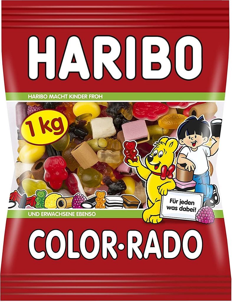 Haribo Color Rado Classique parmi les mélanges Haribo 1000g Image du produit 