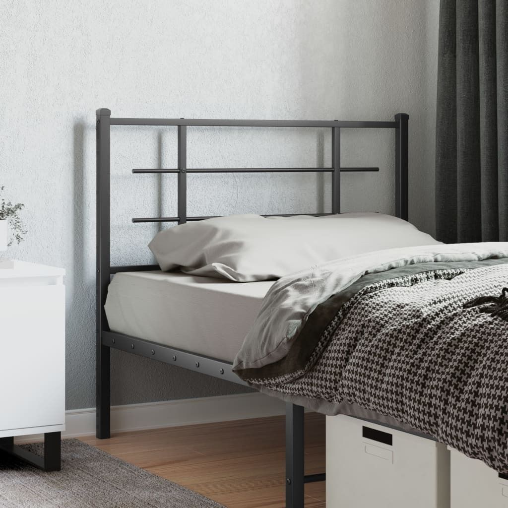 Kopfteil Metall Schwarz 107 cm 355591