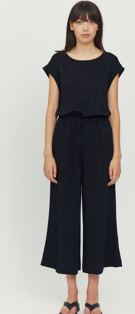 Mazine Damen Maxikleid Marisa Jumpsuit, Größe:M, Farben:black