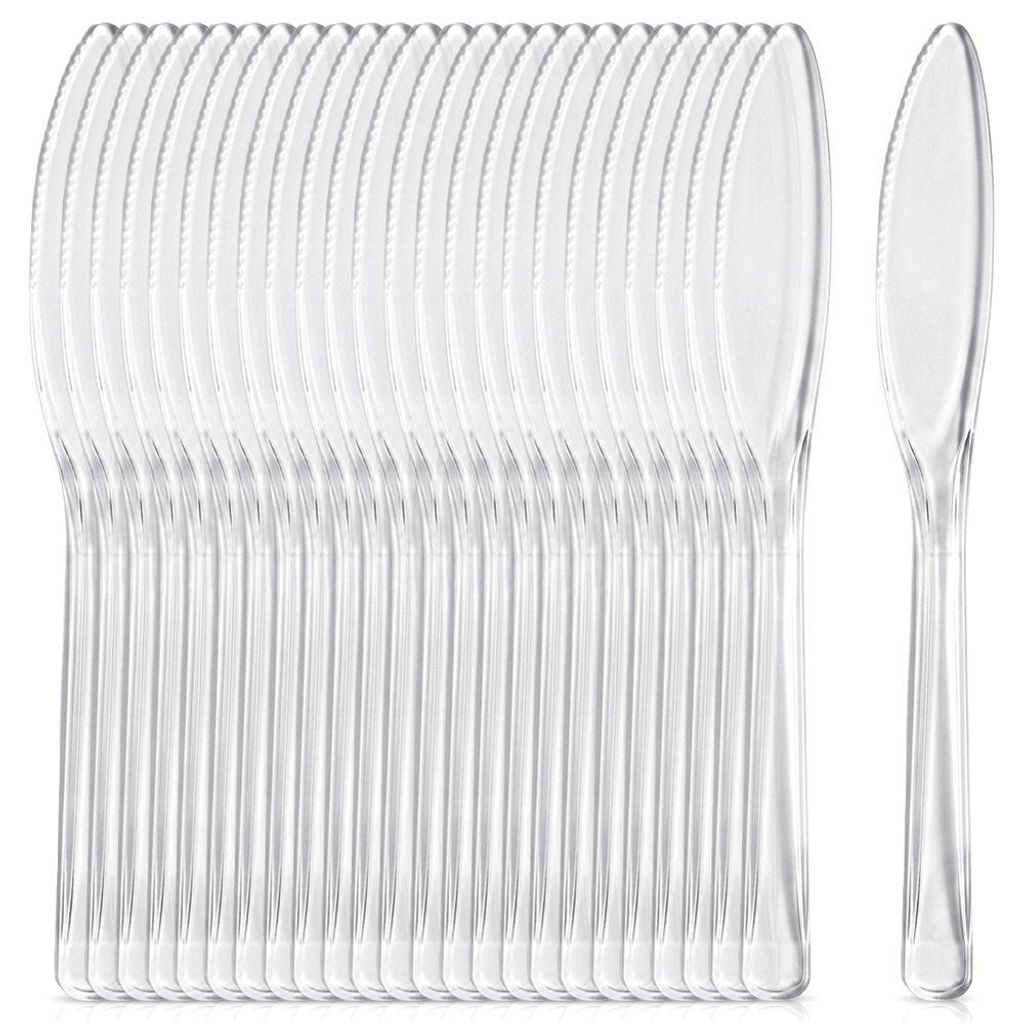 Excellent Houseware | Plastikmesser 25er Set - 17,5 cm - Produktbild 