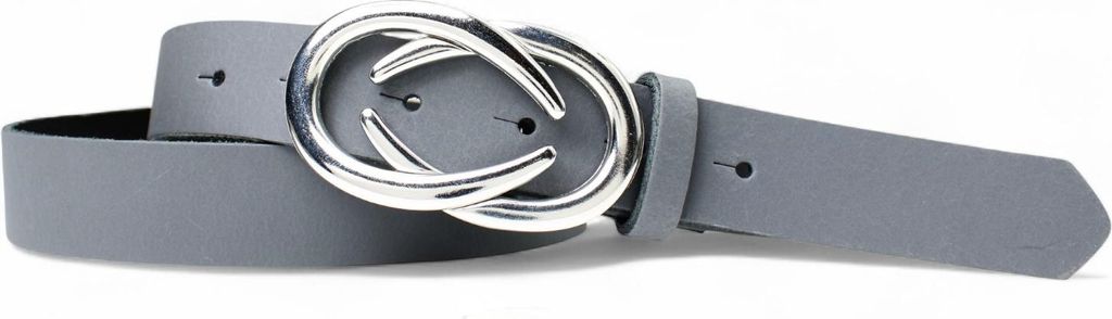 FRONHOFER angesagter Damengürtel mit modischer Gürtelschnalle silber, 3 cm