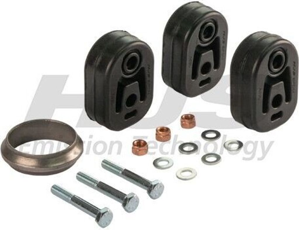 HJS 82 13 2563 Montagesatz Auspuffanlage Abgasanlage passend für MERCEDES-BENZ CLK (C209)
