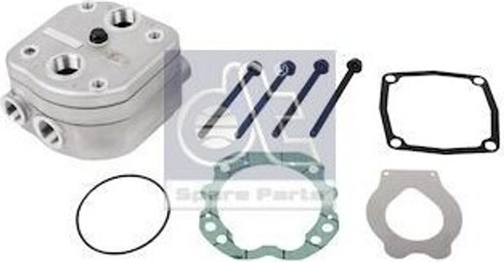 DT Spare Parts Zylinderkopf Druckluftkompressor 3.75026 für NEOPLAN Centroliner 100mm