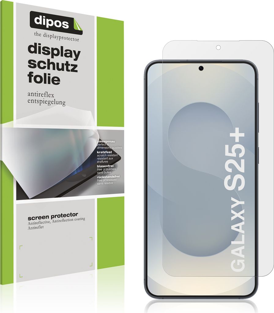 4x Schutzfolie für Samsung Galaxy S25 Plus matt Displayschutzfolie Folie Display Schutz dipos