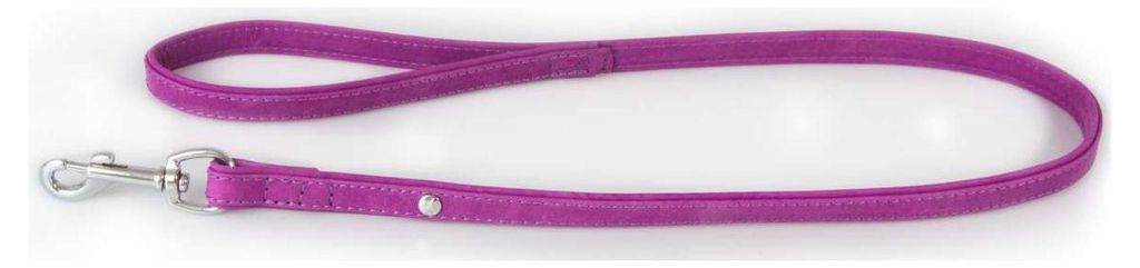 Das Lederband Hundeleine Boston Violet, Maße: 110 cm / 14 mm