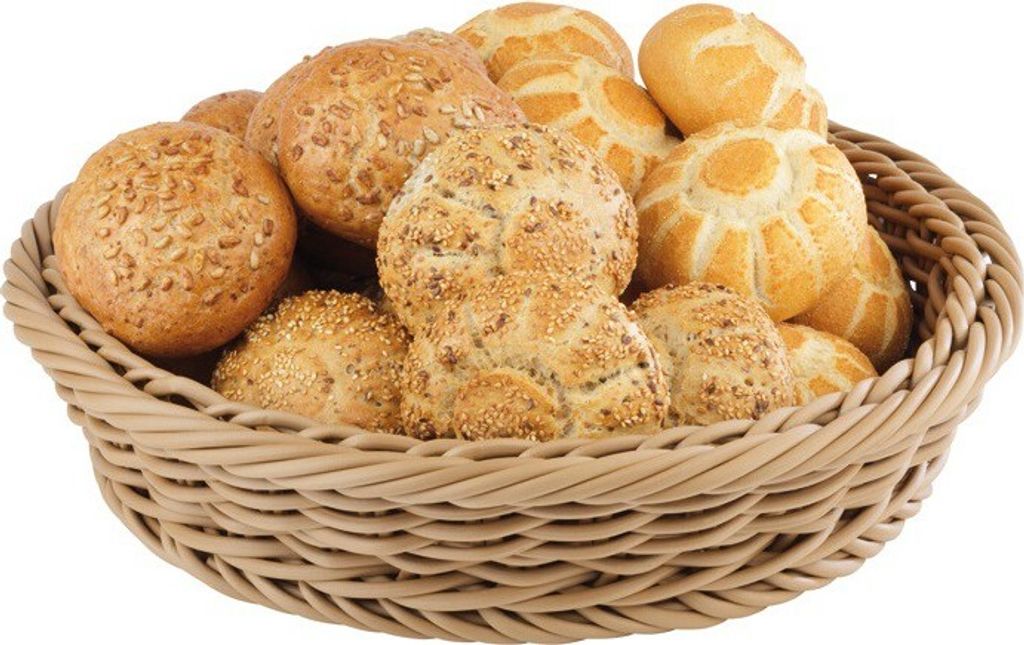 Brotkorb Brötchenkorb Frühstückskorb Obstkorb Servierschale Brotschale 45 cm Ø
