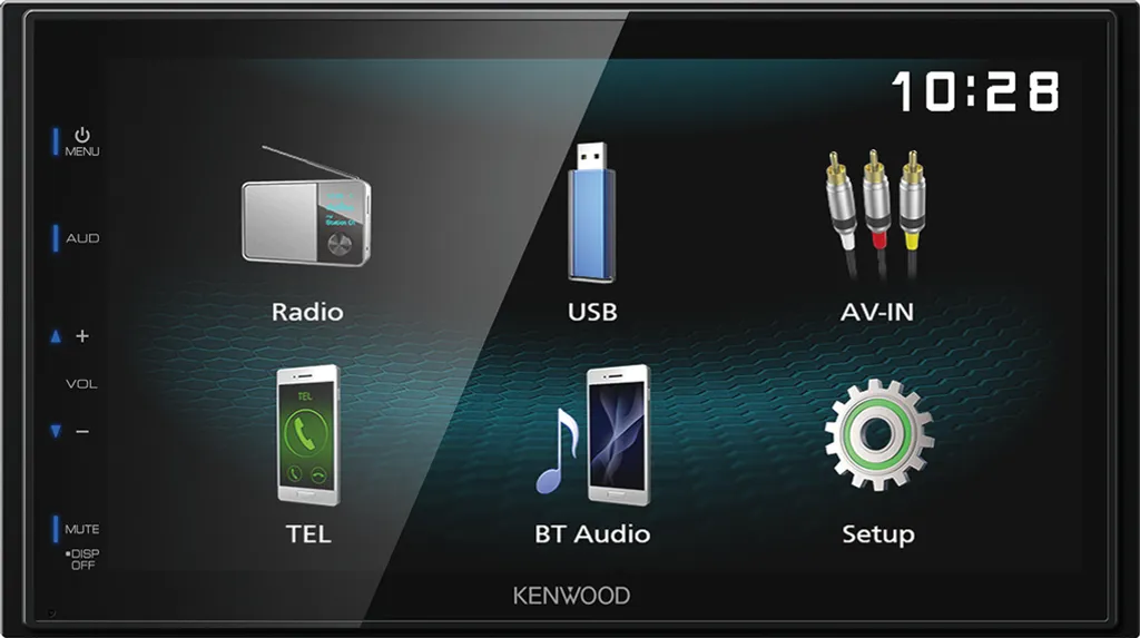Autoradio Multimédia Kenwood DMX120BT avec Mirroring Android via USB 2.0