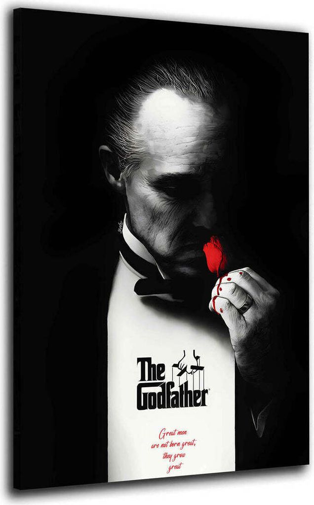 Wandbild Leinwandbild The Godfather, Mafia: 60x90x4cm