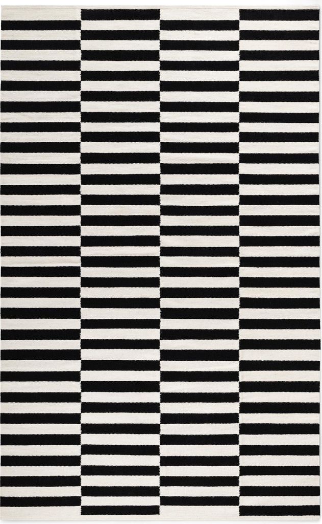 Hanse Home Vika Tappeto in lana Vika Nero Naturale Bianco Immagine del prodotto 