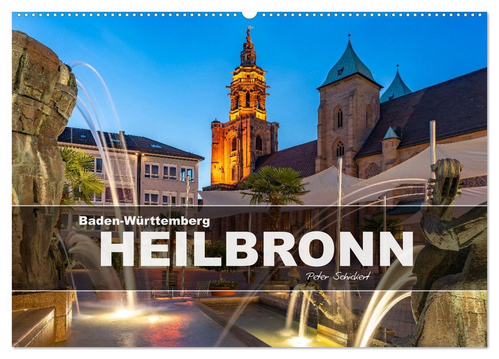 Baden-Württemberg - Heilbronn (Wandkalender 2027 DIN A2 quer), CALVENDO Monatskalender