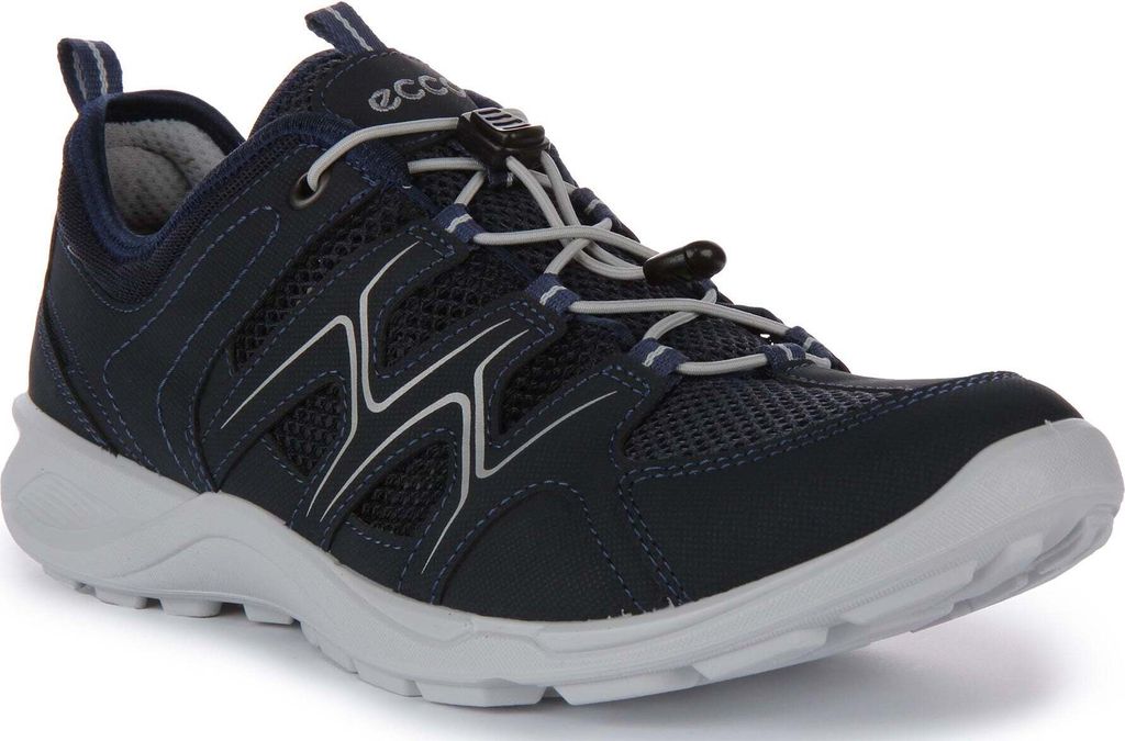 A single dark blue Ecco Terracruise Lt shoe is shown against a white background.