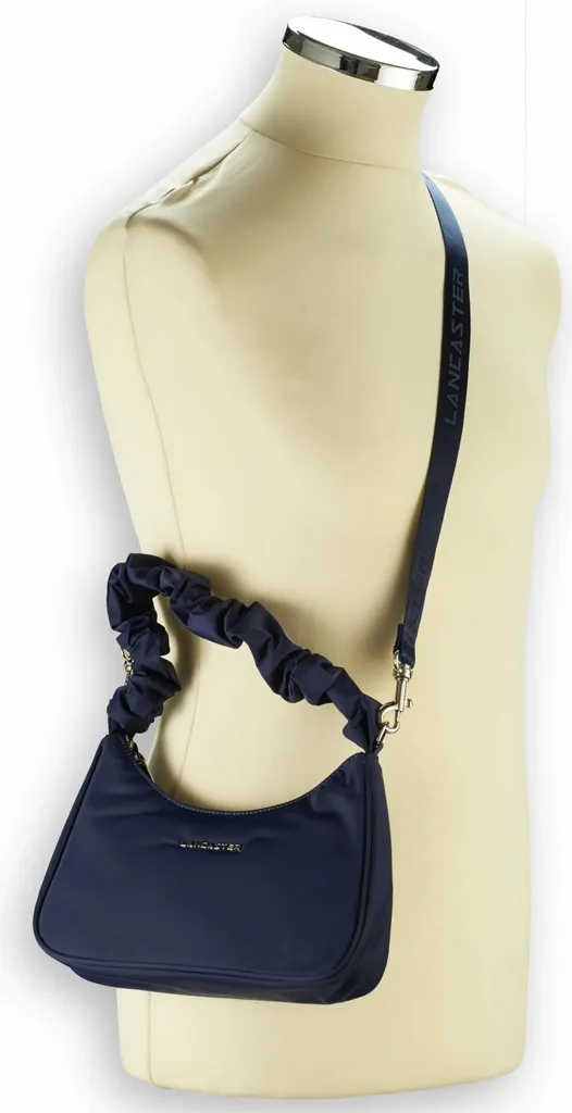 Sac à bandoulière Lancaster pour adultes - Modèle City Cuir Noir