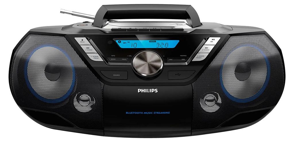Philips AZB798T/12 Radio portable CD-cassette avec DAB+, Image du produit 