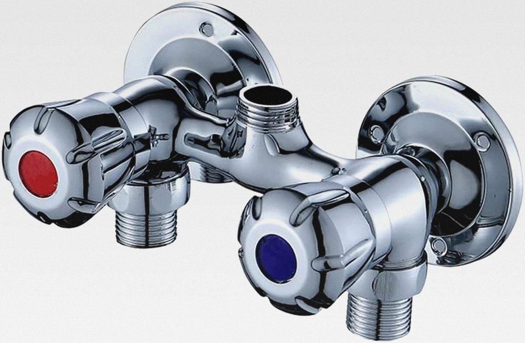 Badezimmer 2 Griff Duscharmatur Wandmontage Messing Duscharmatur Freiliegende Dusche Wasserhahn Verchromt