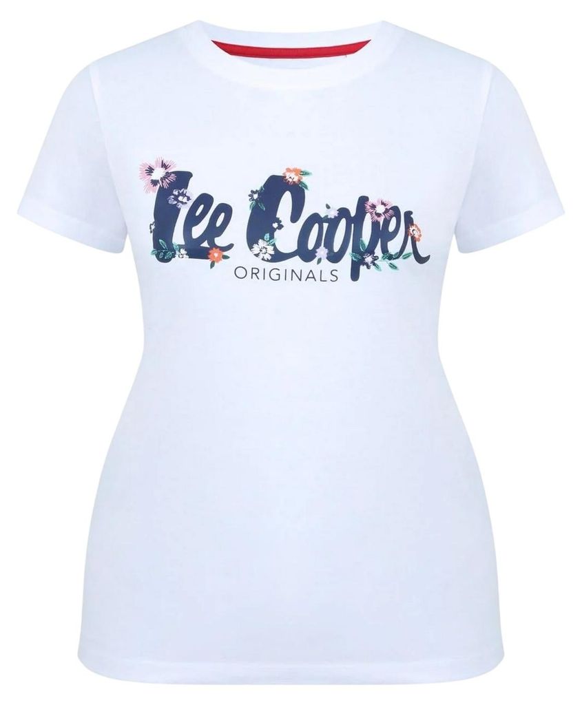 Lee Cooper - T-Shirt für Damen GT22221 (36 DE) (Weiß)