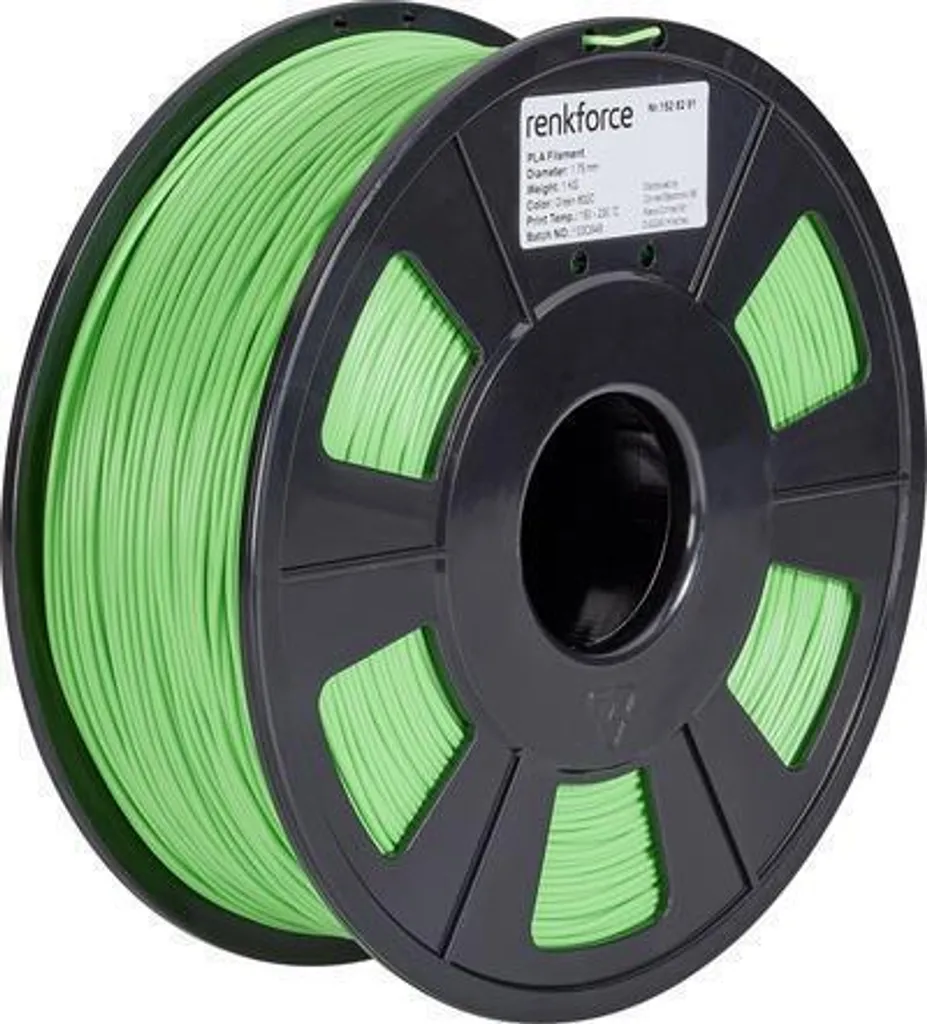 Recensione Renkforce RF-4511198 PLA Verde: Test su Strada 1kg