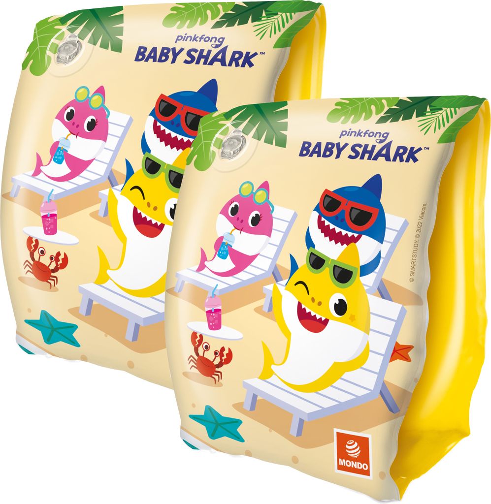 Baby Shark aufblasbare rmel 15x23 cm 2-6 Jahre