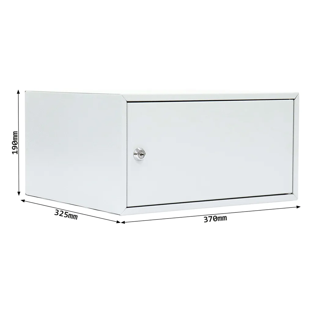Coffret de sécurité pour documents et bijoux Home Case 4 gris clair