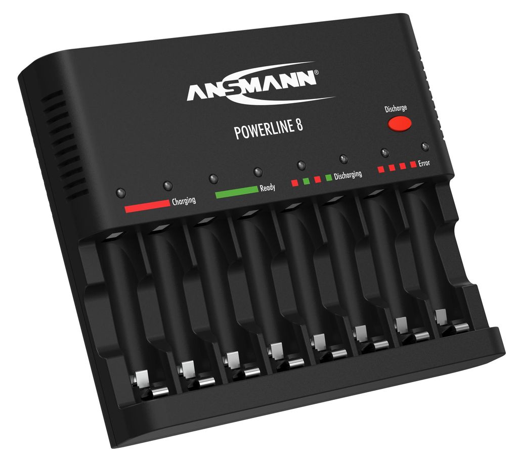 ANSMANN Akku Ladegerät für 1-8 AAA / AA NiMH Produktbild 