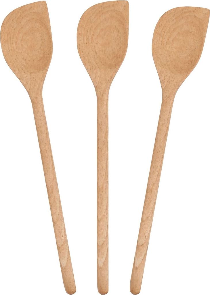 Argon Ta Schaberlöffel aus Holz – 30 cm – 3 Stück