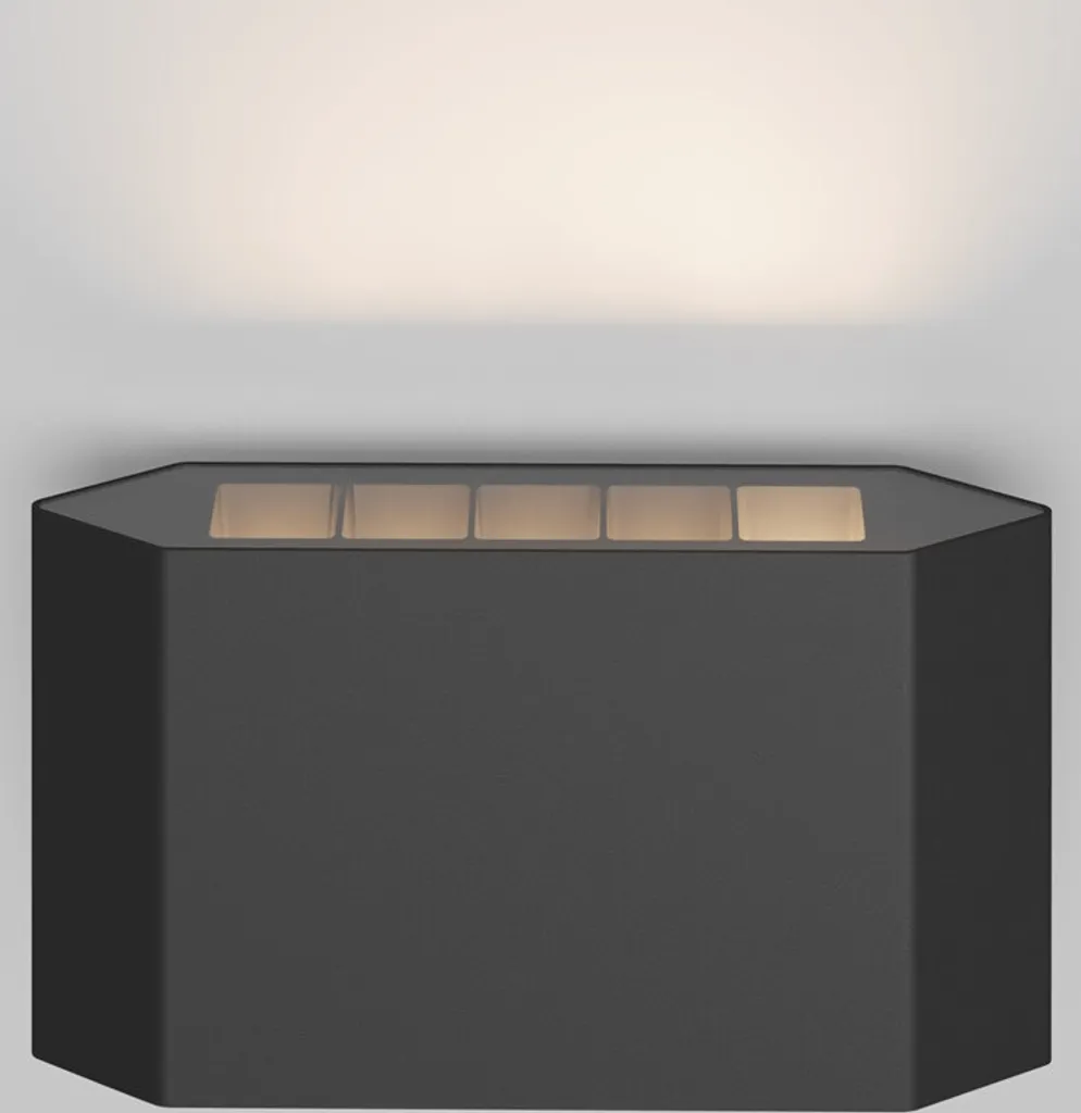 Applique Extérieure LED IP54 Maytoni Pull 5W Graphite Blanc Chaud