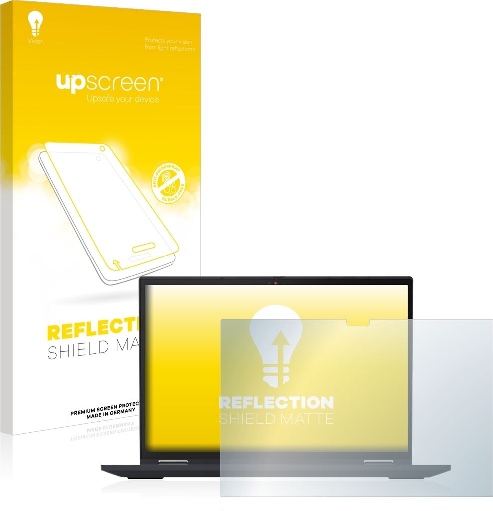 upscreen Schutzfolie für Lenovo ThinkPad X13 Yoga Gen 3 Displayschutz Displayschutzfolie Folie Matt Entspiegelungsfolie